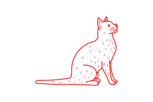 Cat Antique Redwork Embroidery Design Review