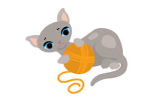 Cat Playing with Yarn Embroidery Design Review