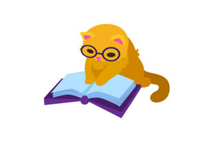 Cat Reading Book Embroidery Design Review