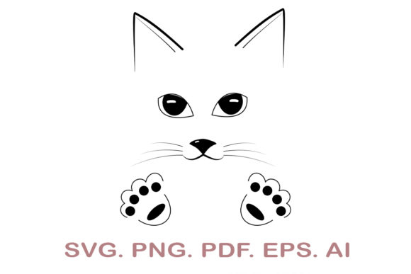 Cat SVG Design for Embroidery Projects