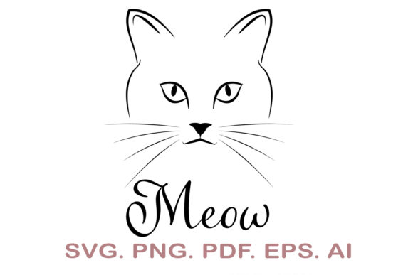Cat SVG Design Review for Embroidery Projects